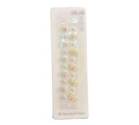 AHUAN 20/40 Pièces Oreille Presse Graines Acupuncture Invisible, Durabilité Graines D'oreille D'acupuncture à L'épreuve De La Sueur Points Acupuncture Graines(Orange - 20 pcs)