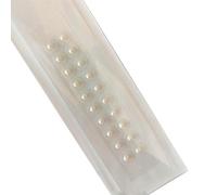 AHUAN 20/40 Pièces Perle Graines D'oreille D'acupuncture Avec Des Pincettes, Points Acupuncture Graines Durabilité Oreille Presse Graines Acupuncture Banquet(White A 20PCS)