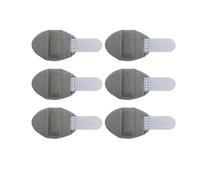 AHUAN 6 Pièces Réglable Attelle Petit Doigt Main Gauche Ou Droite, Attelle de Doigt Support En Plaque D'aluminium Orthèses de Doigt pour Arthrite(Gray)