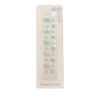 AHUAN Âges Graine D'oreille D'acupuncture Facile à Utiliser 20/400 Pièces Graines D'oreille Bijoux Invisibles Bénéfiques Pour La Beauté Ear Seeds Portable(Blue - 20 pcs)