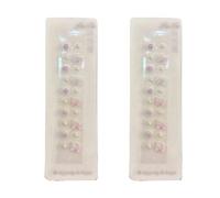 AHUAN Âges Graine D'oreille D'acupuncture Facile à Utiliser 20/400 Pièces Graines D'oreille Bijoux Invisibles Bénéfiques Pour La Beauté Ear Seeds Portable(Purple - 40 pcs)