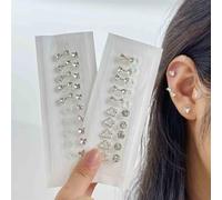 AHUAN Anniversaire Graines D'oreille Décoratives Ear Seeds 20/40 Pièces Réflexologie Relaxation Graine D'oreille D'acupuncture Portable Facile à Emporter(F-40pcs)