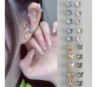 AHUAN Anniversaire Graines D'oreille Décoratives Ear Seeds 20/40 Pièces Réflexologie Relaxation Graine D'oreille D'acupuncture Portable Facile à Emporter(F-20pcs)