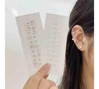 AHUAN Anniversaire Graines D'oreille Décoratives Ear Seeds 20/40 Pièces Réflexologie Relaxation Graine D'oreille D'acupuncture Portable Facile à Emporter(E-40pcs)