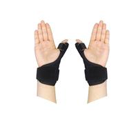 AHUAN Arthrite Attelle de Doigt évacuation de L'humidité Durable, Réglable Orthese Doigt pour Blessure Au Marteau Orthèses de Doigt Main Gauche Ou Droite(2PCS)