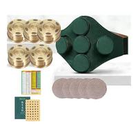 AHUAN Boîte de Moxibustion 5 Pièces Boîte En Cuivre, Multifonctionnel Coffret de Moxibustion pour La Taille Dos L'abdomen Moxa Box Appartement(Copper Box A)