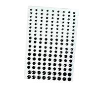 AHUAN Durabilité Graines D'oreille D'acupuncture à L'épreuve De La Sueur, Points Acupuncture Graines Portable Oreille Presse Graines Acupuncture pour Fashion Show(Black - 162PCS)