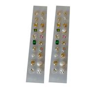 AHUAN Ear Seeds à Au Bureau Graines D'oreille Portable Invisible Graine D'oreille D'acupuncture Bijoux Avec Perles Imperméable Corps Relaxation(40 PCS)