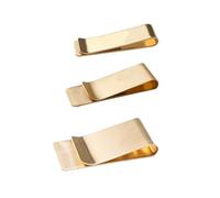 AHUAN Multifonction Métal Porte-Stylo Portable, Rétro Marque-Page Pen Loop pour Cahier, Facture Boucle de Stylo Fournitures de Bureau Amoureux des Livres(Gold,Set A)