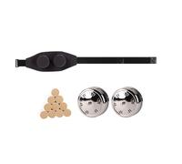 AHUAN Multifonctionnel Nombril Coffret de Moxibustion Anti-Brûlure, Portable Boîte de Moxibustion Avec Boîte En Cuivre, Bâtonnets de Moxa Moxa Box(Waist+Abdomen Double)