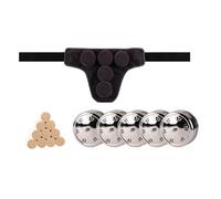 AHUAN Multifonctionnel Nombril Coffret de Moxibustion Anti-Brûlure, Portable Boîte de Moxibustion Avec Boîte En Cuivre, Bâtonnets de Moxa Moxa Box(Waist+Abdomen Quintuple)