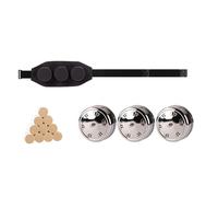 AHUAN Multifonctionnel Nombril Coffret de Moxibustion Anti-Brûlure, Portable Boîte de Moxibustion Avec Boîte En Cuivre, Bâtonnets de Moxa Moxa Box(Waist+Abdomen Triple)