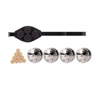 AHUAN Multifonctionnel Nombril Coffret de Moxibustion Anti-Brûlure, Portable Boîte de Moxibustion Avec Boîte En Cuivre, Bâtonnets de Moxa Moxa Box(Waist+Abdomen Quad)