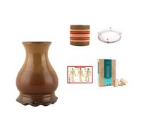 AHUAN Multifonctionnelle Boîte de Moxibustion Avec Housse En Tissu, Domestique Coffret de Moxibustion pour Genoux Articulations Cou Taille Moxa Box(Small 4-piece set)