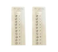 AHUAN Oreille Presse Graines Acupuncture à L'épreuve De La Sueur, Portable Graines D'oreille D'acupuncture pour La Fête D'anniversaire Points Acupuncture Graines(A-40pcs)