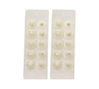 AHUAN Sans Douleur Ear Seeds Relaxation Du Corps 10/20 Pièces Graines D'oreille Bijoux Portables Invisibles Oreille Presse Graines Acupuncture Anti-Transpiration(Yellow 20PCS)