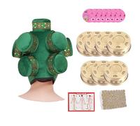 AHUAN Tête Boîte de Moxibustion Carte des Points D'acupuncture, Boîte En Cuivre Multifonctionnel Coffret de Moxibustion Portable Moxa Box(7 Copper Box Set B)