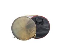 AHUAN Traditionnel Style National Frame Drum Avec Un Bâton de Tambour, Sac Instrument à Percussion Tambour Chamanique pour Adultes, Amateur de Musique Tambour à Main(50cm,Brown A)