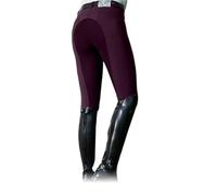 AHUFGN Pantalons d'équitation Pantalons d'équitation for Femmes et Hommes, Pantalons Taille Haute à la Mode, Pantalons de Cyclisme Solides(Wine Red,XL)