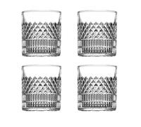 AHUFGN Verre a Whisky 1/2/3/4pcs Cups 335ml Transparent Whiskey Cup For Party/Home/Bar Crystal Glass Wine Mug Beer(4pcs)