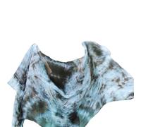 AHUFGN Voile Danse Orientale Voiles de Soie Accessoires de scène de Danse du Ventre Écharpe teintée à la Main Accessoires de Danse du Ventre(Color 18,200x90cm)