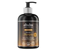ahuhu THICKENING Shampoing à la caféine bio format XXL (500 ml) - Shampoing à la caféine bio pour des cheveux épais et revitalisés, décolle les racines et apporte un volume instantané