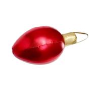 Ahuuen Ampoules de Noël gonflables, boules de Noël gonflables | Décorations en PVC 30,5 x 15,2 cm avec lumière pour extérieur, cour, pelouse, piscine, arbre, fenêtre, porte, porche