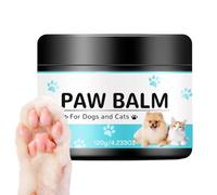 Ahuuen Baume de Sauvetage pour Pattes de Chien | Lotion pour Coussinets de Pattes 120g | Licksafe Cire pour Pattes de Chien pour Pattes et Nez secs, protecteurs de Pattes de Chien, Beurre crème et