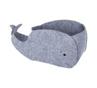 Ahuuen Boîte de Rangement - Boîte à Goûter en Feutre - Panier Portable Pliable en Forme de Baleine pour Vêtements Chambre d'Salon Chambre à Coucher Placard