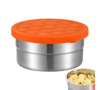 Ahuuen Boîtes À Lunch Pour,Bols En Acier Inoxydable Étanches Avec Couvercle En Silicone - Boîtes À Repas - pour Camping, Plage, Extérieur, Vacances et Long