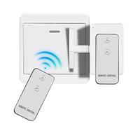 Ahuuen Bouton Domotique Sans Fil - Poussoir à Distance Portée 10 Mètres | Télécommande Variateur Lumière Automatisation pour Dortoire Porte Voiture Ventilateur Maison