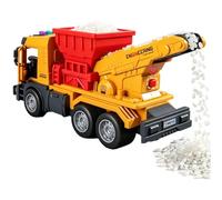 Ahuuen Camions De Chantier | Véhicule de Transport Éducatif Électrique avec Son et Lumière | Camion Benne Électrique Jouet - pour garçons Adultes Ferme Sable Terre Jeu Piste Course fête Anniversaire