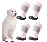 Ahuuen Chaussures pour Chien Protection des Pattes,Bottes de Neige pour Chien | Bottes Chaudes pour Chien par Temps Froid - Chaussures d'extérieur pour Chien, Bottes de Neige Respirantes pour la