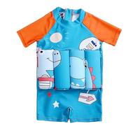 Ahuuen Combinaison Flottante pour Bébé - Maillot de Bain Flottant avec Flotteurs | Séchage Rapide Gilet De Natation Design Dinosaure Piscine Plage Été Sport Extérieur