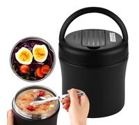 Ahuuen Hot Food Container - Contenant Isotherme 1.2L 1200ml pour Nourriture Chaude,Bocal Acier Inoxydable Étanche pour Adultes Bureau Pêche École - Pour Voyage Bureau Pique-nique Pêche École Camping