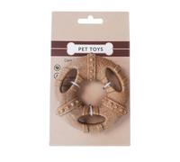 Ahuuen Jouet à Chien Indestructible,Jouets pour Chiens pour Les Occuper - Produits pour Animaux en Forme d'Os Robustes pour Nettoyage des Dents, Jeu Intérieur et Extérieur, et Dressage