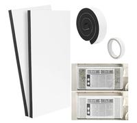 Ahuuen Kit de Calfeutrage de Fenêtre pour Climatiseur,2 Pièces Haute Densité à Absorption Phonique 43x23 cm | Panneau Isolant pour Unité de Fenêtre | Pour Hiver Été Bureau Maison Dortoir Maison
