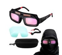 Ahuuen Lunettes de soudage | Lunettes de torche de soudage, anti-UV, légères, réglables et ventilées pour la construction, le travail industriel, la coupe du métal