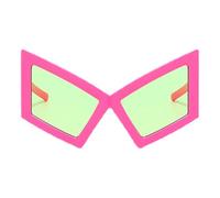 Ahuuen Lunettes Drôles Pour Adultes - Lunettes Drôles Yeux De Chat Femme - Protection Anti-UV Pour Plage Anniversaire Et Photographie