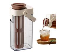 Ahuuen Machine À Café Froid,Carafe À Froid De 100cl Pour - Récipient Étanche pour Boissons Maison Restaurant Pique-nique