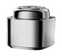 Ahuuen Mini Rasoir Électrique, Tondeuse Barbe Portable, Appareil de Toilettage Facial Utilisable à Sec et sous l'Eau pour Hommes et Partenaires