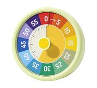 Ahuuen Minuteur Enfant Compte à Rebours Visuel, Horloge Visuelle Arc-en-, Horloge Numérique avec Alarme et Compte à Rebours de 60 Minutes pour Gestion du Temps Activités Quotidiennes École Maison