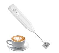 Ahuuen Mousseur À Lait Pour Café,Mousseur À Lait Instantané 3 Vitesses Réglables,Appareil Rechargeable pour Préparer Latte Matcha Cappuccino - Préparation de Chocolat Latte Matcha Thé au