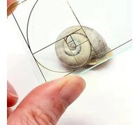 Ahuuen Outil De Dessin De Viseur d'artiste | Viseur De Nombre d'or | Diviseur Proportionnel en Acrylique | Viseur pour Dessin pour Les Artistes, Designers | Créez La Composition Parfaite