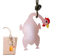 Ahuuen Pendentif pour Rétroviseur de Voiture,Pendable Poulet Rôti | Pendentif Décoratif Auto Changeant de Couleur, Drôle, Mignon et Esthétique pour Décoration Intérieure pour Femmes, Hommes et Filles