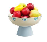 Ahuuen Plateau de Service pour Apéritif, Bol Fruitier avec Égouttoir Intégré, Corbeille de Rangement Créative pour Vacances Camping Salon Cuisine Salle à Manger Pique-nique Décoration de Table Buffet