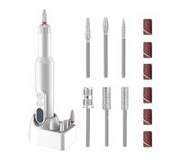 Ahuuen Ponceuse à Ongles - Machine à Manucure avec 3 Vitesses Réglables | Outils de Manucure Pédicure Rechargeables pour Formage Soin Art Débutants Salon Pro