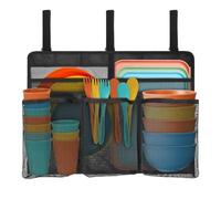 Ahuuen Sac de Séchage de Vaisselle | Filet de Séchage pour Vaisselle de Camping - Rangement Pliable pour Ustensiles de Cuisine d'Extérieur pour Assiettes, Bols, Casseroles, Fruits, Légumes et Aliments