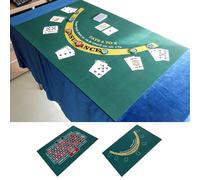 Ahuuen Tapis De Disposition De Poker Double Face | Tapis De Poker en Feutre De Roulette | su-rface en Feutre De Collection De Casinos | Tapis De Roulette pour Soirées À Thème Et Soirées Poker
