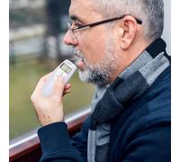 Ahuuen Testeur d'alcool Numérique LCD Numérique | Testeur D'alcoolémie Portable | Alcootest Numérique Portable | Testeur d'alcool Portable pour Les Conducteurs Et L'usage Domestique